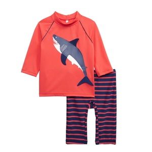 Mini Boden Surf Suit Two-Piece Rashguard Swimsuit